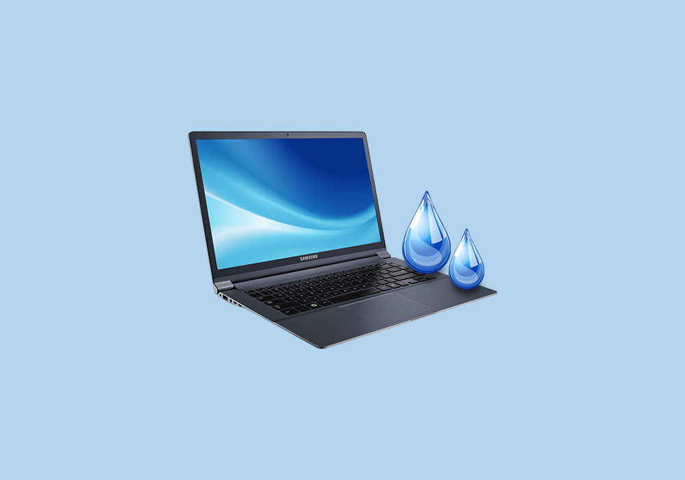 ریختن مایعات بر روی لپ تاپ